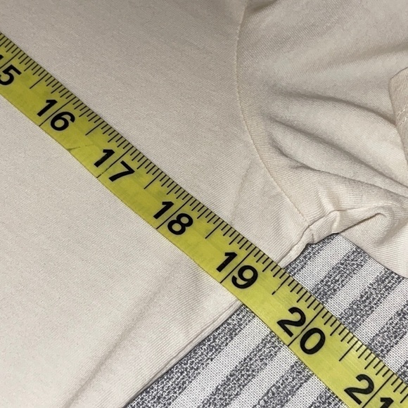 J. Jill Cream long sleeve button down cotton blouse Sz. XS - Picture 7 of 16